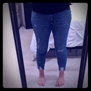 indigo blue Maternity jeans size small